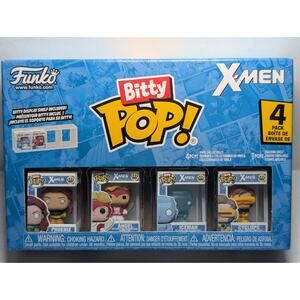 Funko Bitty Pop X-Men Phoenix Angel Iceman Cyclops 4 Pack